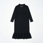 VELOUR OVERLAY MAXI DRESS