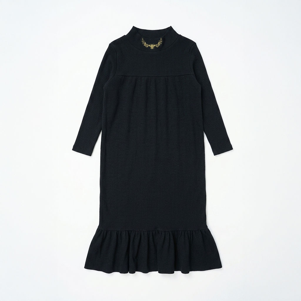 VELOUR OVERLAY MAXI DRESS