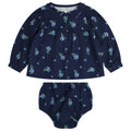 REGAL BUTTONED-FRONT  FLORAL SET