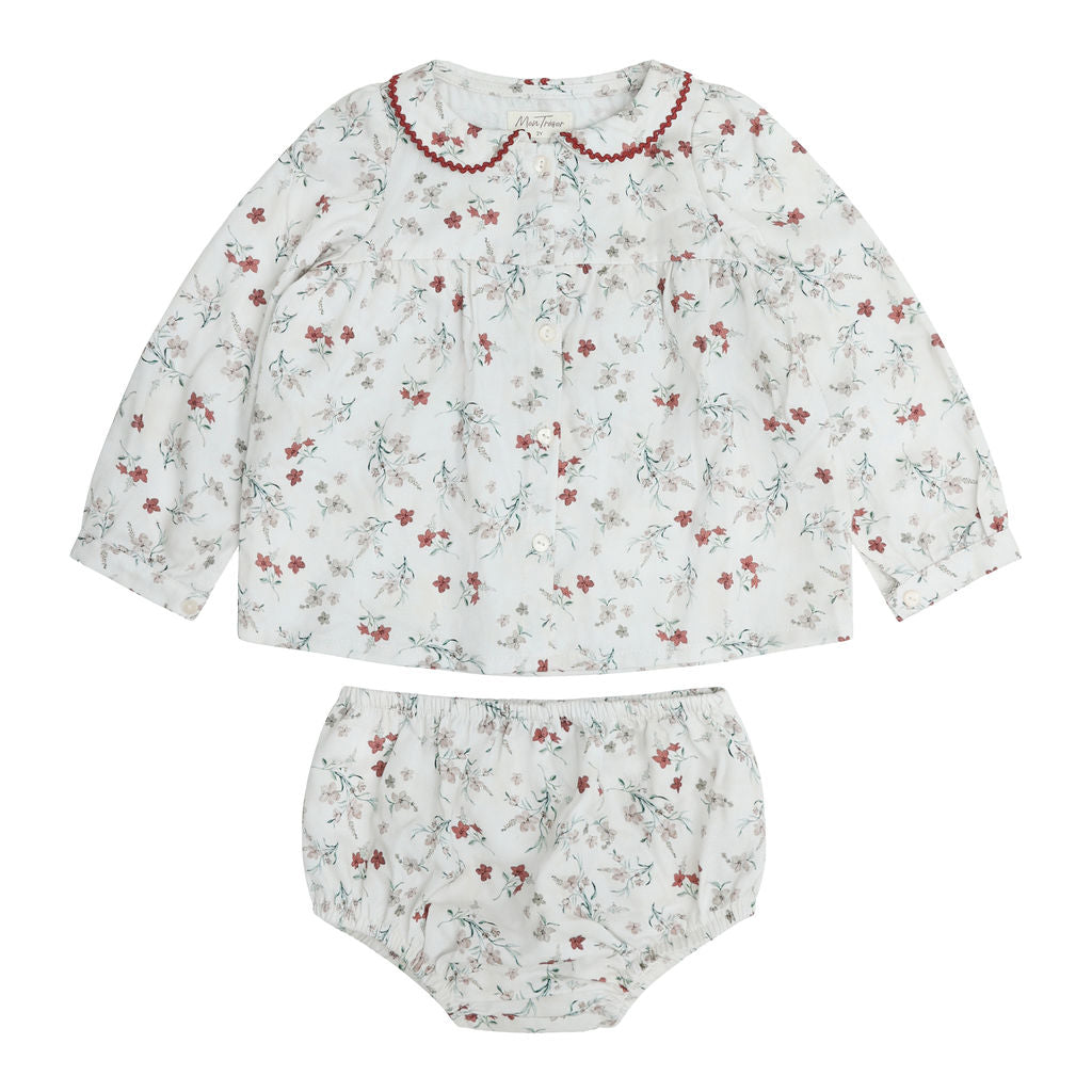 ORCHARD GRACE  BUTTONED FRONT SET