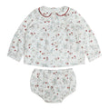 ORCHARD GRACE  BUTTONED FRONT SET