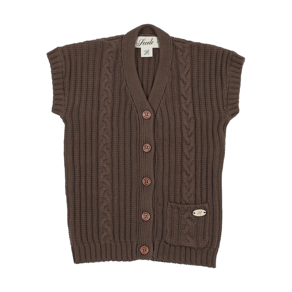 BRAIDED KNIT VEST
