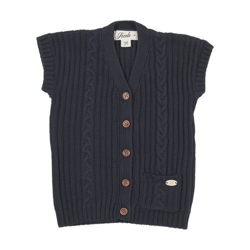 BRAIDED KNIT VEST