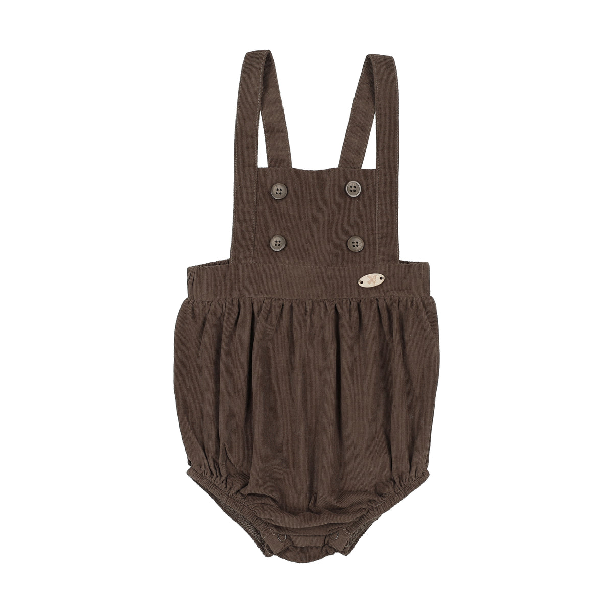 CORDUROY CROSS-STRAP ROMPER
