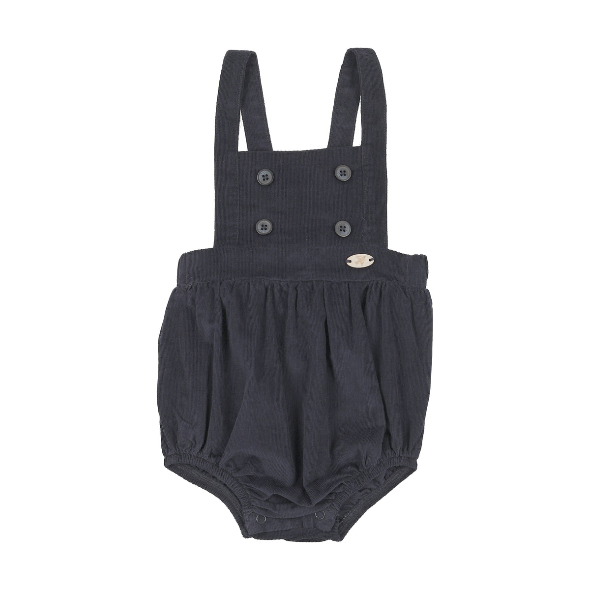 CORDUROY CROSS-STRAP ROMPER