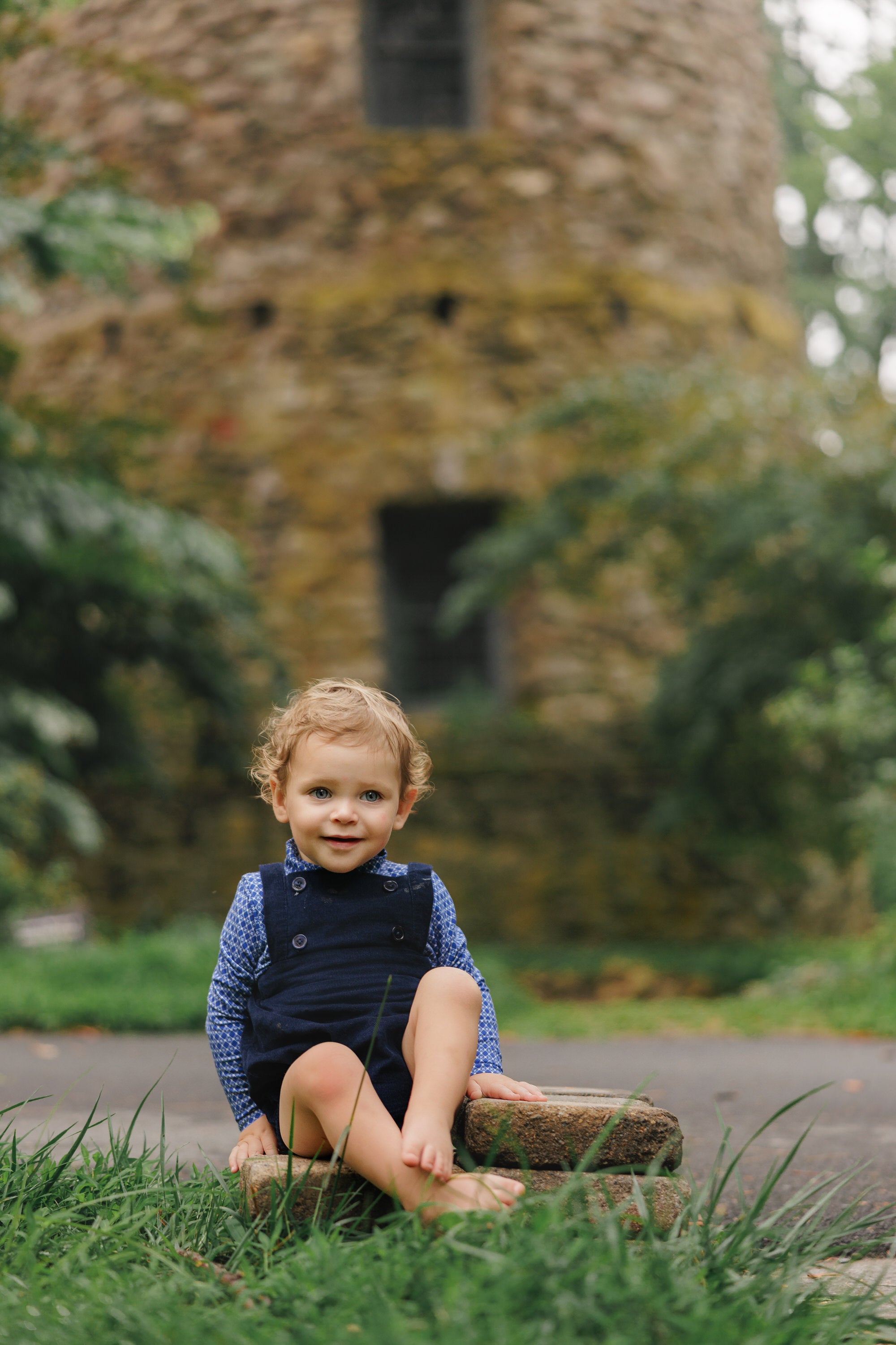 CORDUROY CROSS-STRAP ROMPER