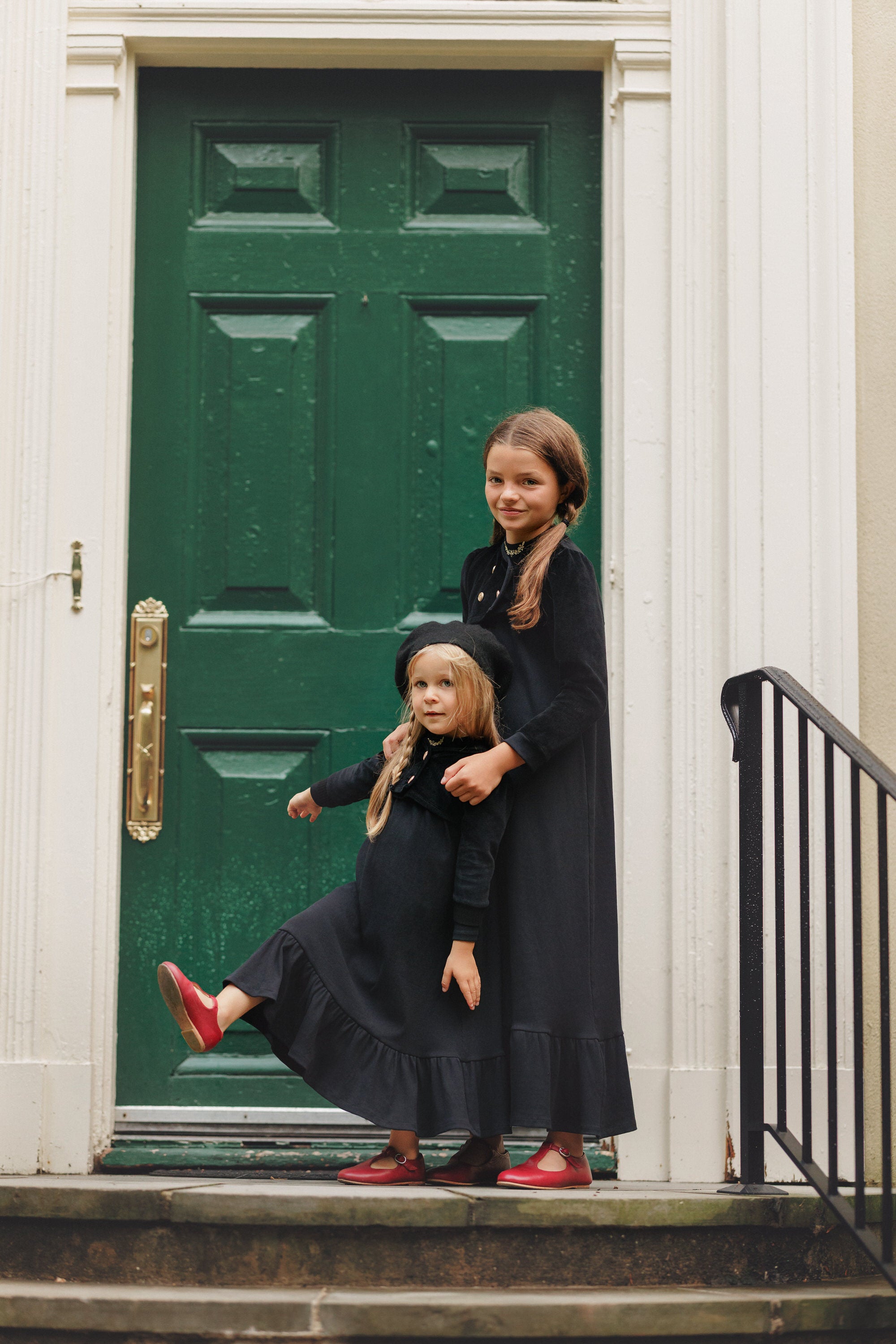 VELOUR OVERLAY MAXI DRESS