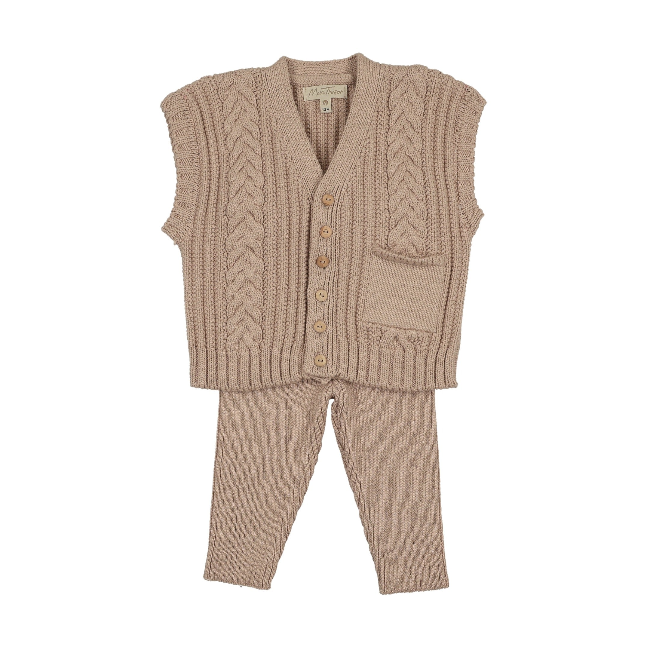 BRAIDED KNIT ENSEMBLE