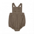 CORDUROY CROSS-STRAP ROMPER