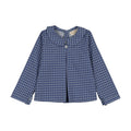 PRINTED PLEAT BLOUSE