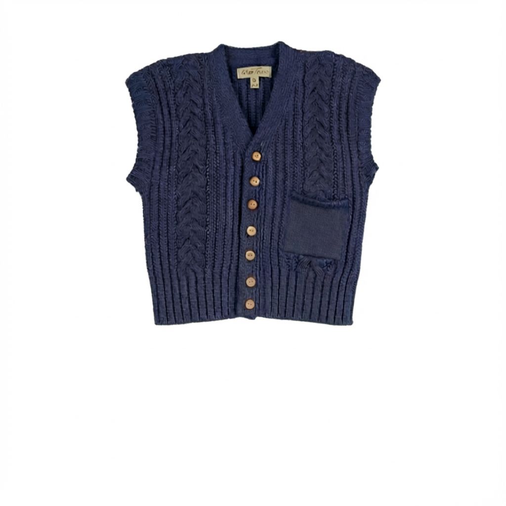 BRAIDED KNIT VEST