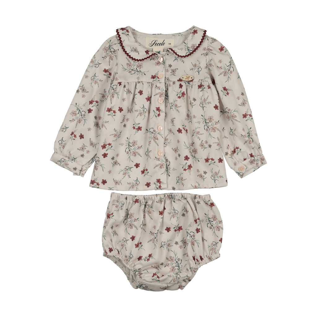 ORCHARD GRACE  BUTTONED FRONT SET