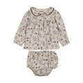 ORCHARD GRACE  BUTTONED FRONT SET