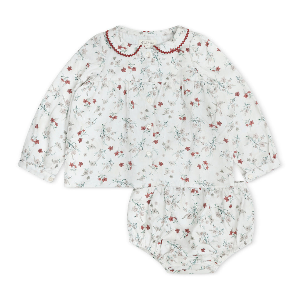 ORCHARD GRACE  BUTTONED FRONT SET
