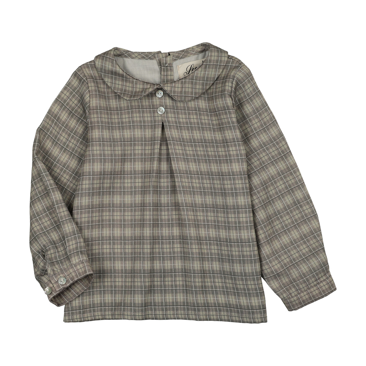 PRINTED PLEAT BLOUSE